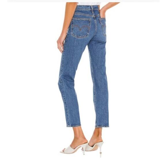 Levi’s Premium Wedge Straight Ankle in Medium Wash Size 27 x 26 - Picture 4 of 7